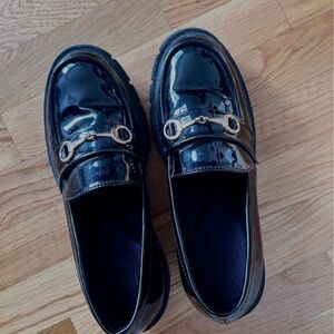 Black Loafers (Heel)